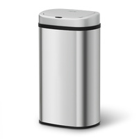 Devanti 60L Sensor Bin Motion Rubbish Automatic Silver