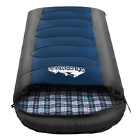 Weisshorn Single Sleeping Bag Thermal -20°C Blue Camping Hiking