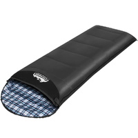 Weisshorn Single Sleeping Bag Thermal 0°C Grey Camping Hiking