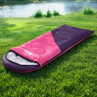 Weisshorn Single Sleeping Bag 213cm Pink Thermal Camping