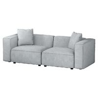 Artiss Modular Sofa Chaise 2-Seater Grey