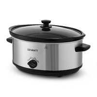 Devanti 6.5L Slow Cooker Electric Multi-Cooker 3 Heat