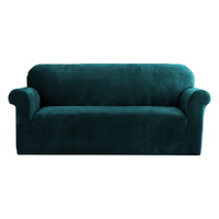 Artiss 3 Seater Velvet Sofa Cover Agate Green