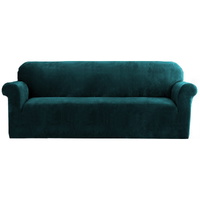 Artiss 4 Seater Velvet Sofa Cover Agate Green