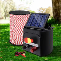 Giantz 5km Solar Fence Energiser 500m Poly Rope Electric