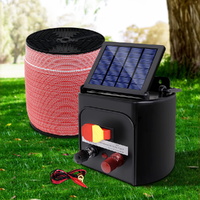 Giantz 3km Solar Fence Energiser 1200m Poly Tape Electric