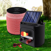 Giantz 5km Solar Fence Energiser 1200m Poly Tape Electric