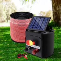 Giantz 5KM Solar Electric Fence Energiser with 2000M Poly Tape