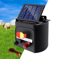 Giantz 5km Solar Electric Fence Energiser 0.15J Charger