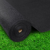 Instahut 70% Shade Cloth 3.66x30m Heavy Duty Black
