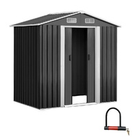 Giantz Garden Shed 1.96x1.32M Metal Sliding Door Storage