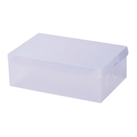 40x Clear Foldable Stackable Shoe Box Storage Cases