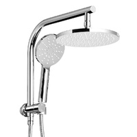 Cefito 9'' Round Rain Shower Head Handheld Set Chrome