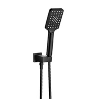 Cefito Handheld Shower Head 3.1'' Wall Holder High Pressure Black