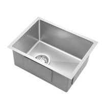 Cefito 44x34cm Nano Stainless Steel Single Bowl Kitchen Sink Silver