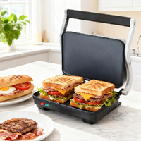 Devanti 3in1 Sandwich Maker Steak Press Grill 1000W