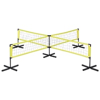 Everfit Water Volleyball Net Set Swimming Pool Portable 4 Anchor Bags