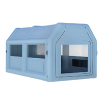 Giantz Inflatable Spray Booth 4x3M Car Paint Tent Filter Blower