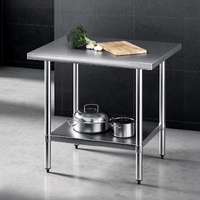 Cefito 914x762mm Stainless Steel Kitchen Bench 430