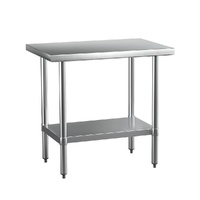 Cefito 910x610mm Stainless Steel 430 Kitchen Work Bench