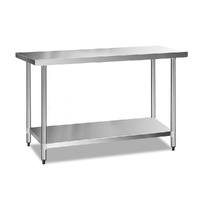 Cefito Stainless Steel Kitchen Bench 1524x610mm 430