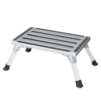 Weisshorn Caravan Step Stool Folding Aluminium Ladder