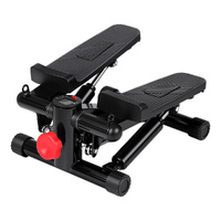 Everfit Compact Mini Stepper with Resistance Rope - Black
