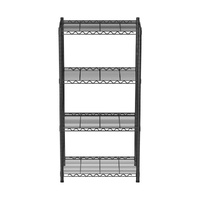 Artiss 4-Tier Steel Shelving Unit - Adjustable Garage Storage Rack