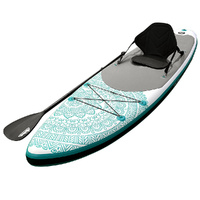 Weisshorn 10.6ft Inflatable Stand Up Paddle Board - Green