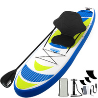Weisshorn 11ft Inflatable Stand Up Paddle Board SUP Yellow