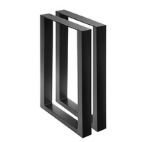 Artiss Rectangular Metal Table Legs Set of 2 71x65cm