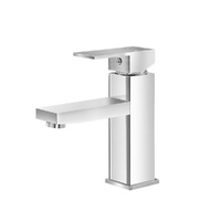 Cefito Bathroom Basin Mixer Tap Square Faucet Chrome
