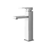 Cefito Bathroom Basin Mixer Tap Square Tall Faucet Chrome
