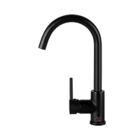 Cefito Kitchen Mixer Tap Round Sink Faucet Black