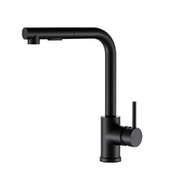 Cefito Kitchen Pull Out Mixer Tap Rectangle 2 Mode Black