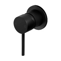 Cefito Round Basin Mixer Wall Tap Shower Bathtub Black