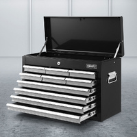Giantz 10 Drawer Tool Box Cabinet Chest Storage Grey