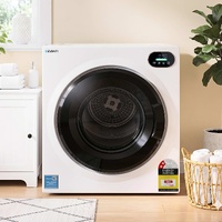Devanti 6kg Tumble Dryer Touch Screen 4 Modes Stainless
