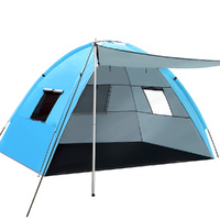 Weisshorn 4 Person Beach Tent Camping Sun Shade Shelter