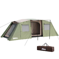 Weisshorn 10 Person Instant Up Camping Tent 3 Rooms Family Hiking