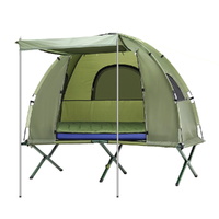 Weisshorn 5-in-1 Camping Tent Cot Air Mattress Bed 1 Person