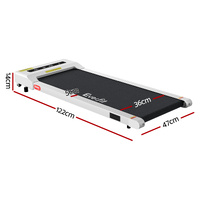 Everfit Electric Walking Pad Treadmill 360mm White Under Desk Home Gym