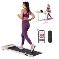 Everfit Electric Walking Pad Under Desk Treadmill 360mm Pink