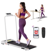 Everfit Electric Walking Pad Treadmill 380mm White Under Desk