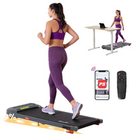 Everfit Electric Walking Pad Treadmill with Incline Grey