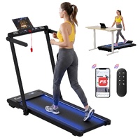 Everfit 3 in 1 Foldable Walking Pad Treadmill LED 40cm Black
