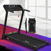 Everfit Electric Treadmill 420mm Foldable Home Gym Black