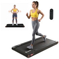 Everfit 4 in 1 Vibration Walking Pad Treadmill 380mm Black