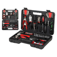 Giantz 70pcs Tool Kit Set Hard Case Black Toolbox