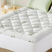 Giselle Bedding 1000GSM Bamboo Cooling Mattress Topper Queen 5cm